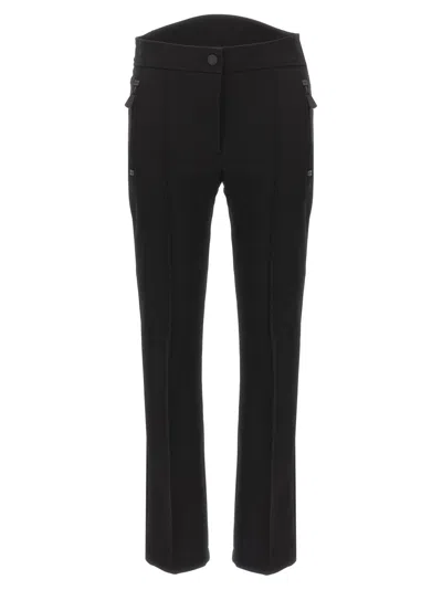 MONCLER BLACK STRETCH PANTS