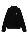 Moncler Black Sweatshirt Unisex In Black