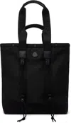 Moncler Tech Tote Small In 999 - Black
