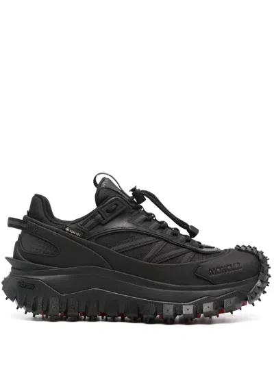 MONCLER BLACK TRAILGRIP GTX SNEAKERS