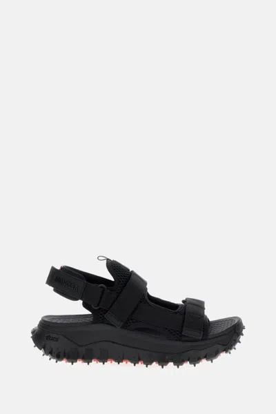 Moncler Black Trailgrip Sandals