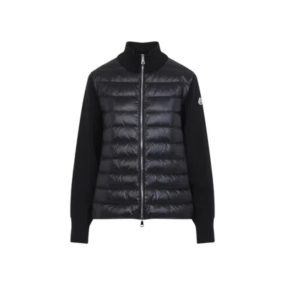 Moncler Black Tricot Cardigan