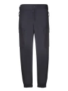 Moncler Black Trousers With Cargo Pockets In Black