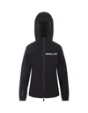 Moncler Valles Hooded Jacket Black In Black