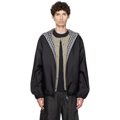 Moncler Black Vandelli Reversible Hooded Jacket