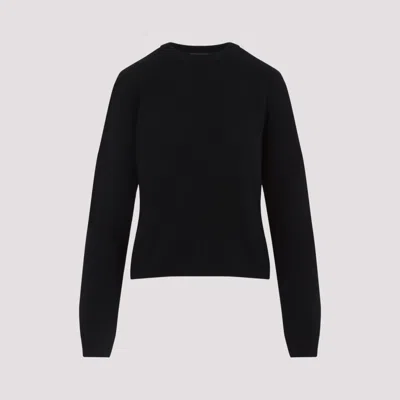 Moncler Black Virgin Wool Round Neck Pullover