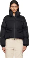 Moncler Black Vissec Down Jacket In 999 Black