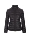 Moncler Black Walibi Short Down Jacket In Black