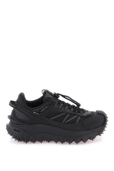 Moncler Black Waterproof Trail Sneakers For Women