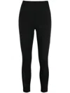 Moncler Brand-embossed Slim-fit High-rise Stretch-woven Leggings