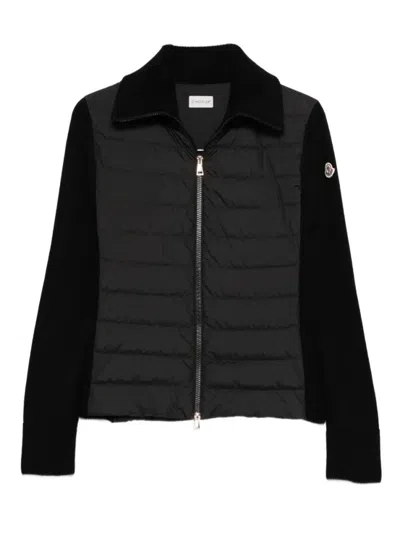 Moncler Black Zip-up Cardigan