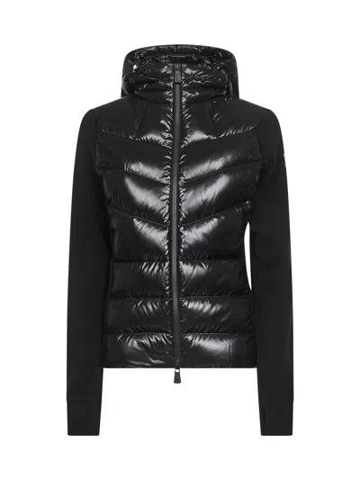 Moncler Grenoble Hybrid Hooded Jacket In Multi