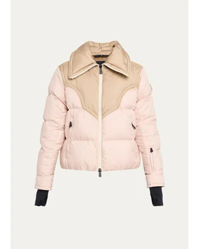 Moncler Blainville Insulated Ski Jacket In Neutral