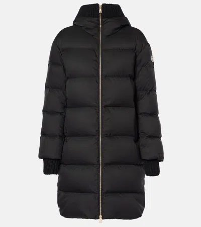 Moncler Bondree Quilted Shell Coat In Black
