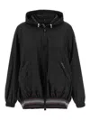 Moncler Samedans Casual Jackets And Parka Black In Black