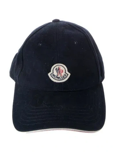 Pre-owned Moncler Blue Branded Cap