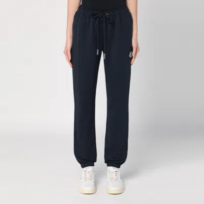 Moncler Blue Cotton Jogging Pants