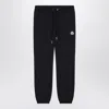Moncler Logo-patch Cotton Track Pants In Blue