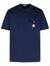 Moncler Men Logo Motif T-shirt In Multi