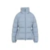 Moncler Dourbe Short Down Jacket In Blue