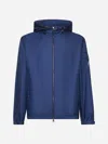 Moncler Etiache Techno Fabric Jacket In Blue