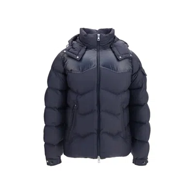 Moncler Blue Goose Down Full-length Jacket