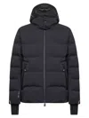 Moncler Grenoble Ski Jacket Montgetech With Hood In Blue
