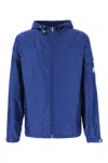 Moncler Blue Nylon Etiache Windbreaker In Bluette