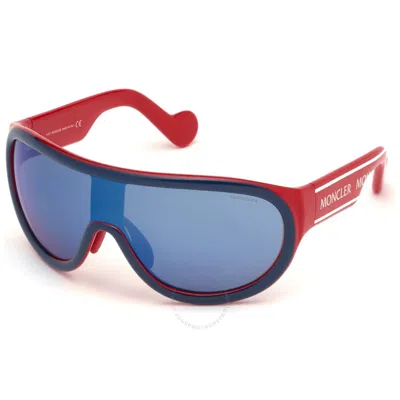 Moncler Blue Shield Unisex Sunglasses Ml0106 92c 00