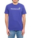 Moncler T-shirt En Coton In Blue