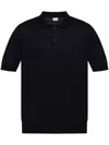 Moncler Logo-appliqué Polo Shirt In Blue