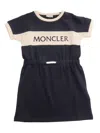 Moncler Blue Sportive Dress In Blue