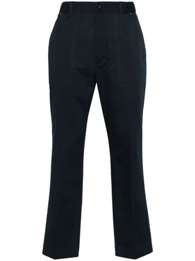 MONCLER BLUE STRAIGHT PANT