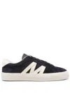 Moncler Monaco2 Suede And Nubuck Leather Trainers