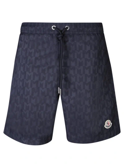 Moncler Blue Swim Boxers