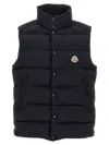 Moncler Tibb Down Gilet In Blue