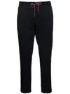 Moncler Men's Gabardine Trousers In Blue