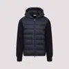 Moncler Blue Padded Zip-up Cardigan
