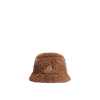 Moncler Teddy Bucket Hat In Brown