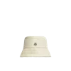 Moncler Reversible Cotton & Teddy Bucket Hat, Women, White, Size: S In White