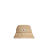 Moncler Logoed Bucket Hat In Beige