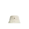 Moncler Logo Corduroy Bucket Hat In Beige