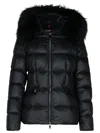 Moncler Boed Padded Hooded Jacket In Black