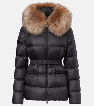 Moncler Boed Shearling-trimmed Down Jacket
