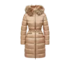 Moncler Doudoune Longue À Capuche Bordée De Shearling Boedic