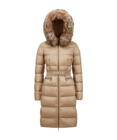 MONCLER MONCLER BOEDIC LOGO PATCH ZIP-UP JACKET