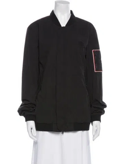Pre-owned Moncler Bomber Jacket In Black