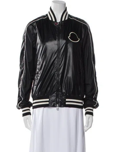 Pre-owned Moncler Bomber Jacket In Black