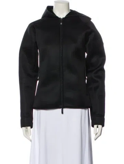 Pre-owned Moncler Bomber Jacket In Black