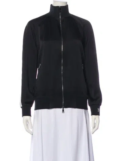 Pre-owned Moncler Bomber Jacket In Black